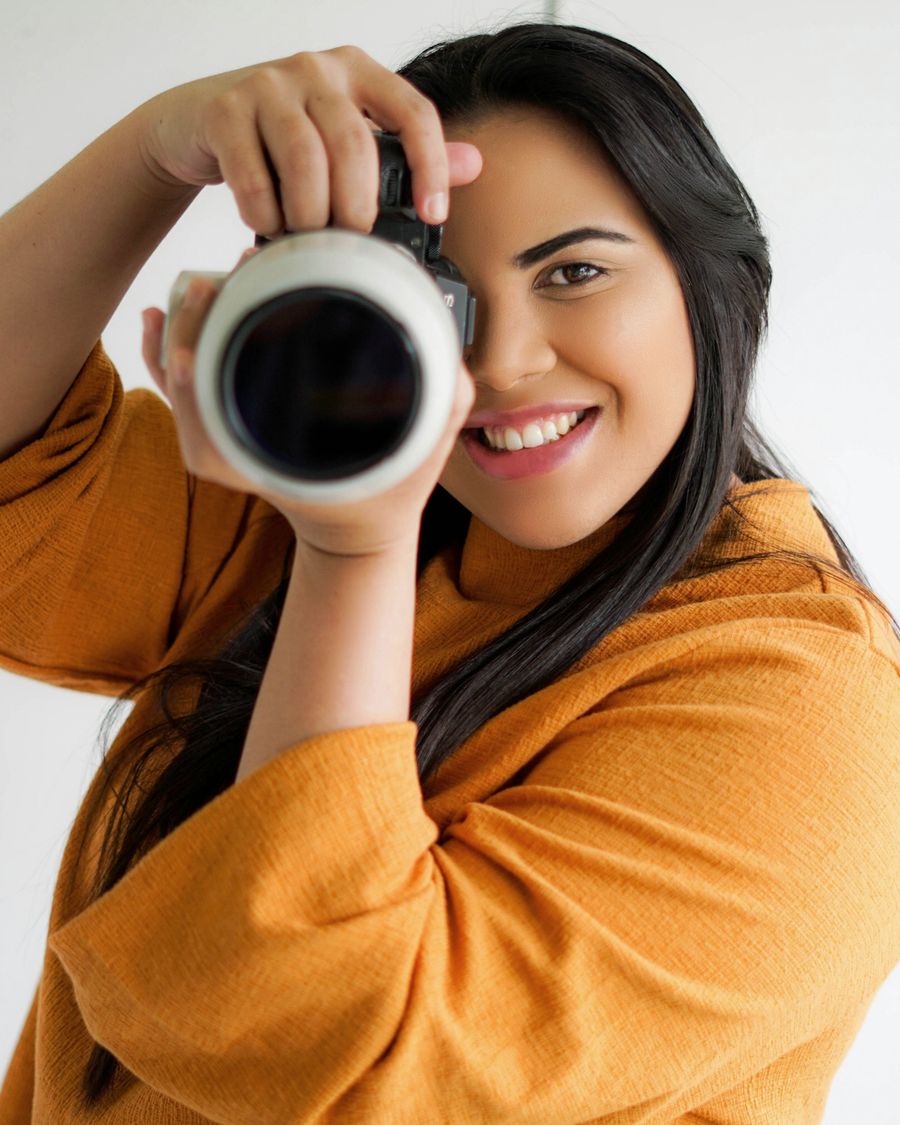 Owner photographing her products